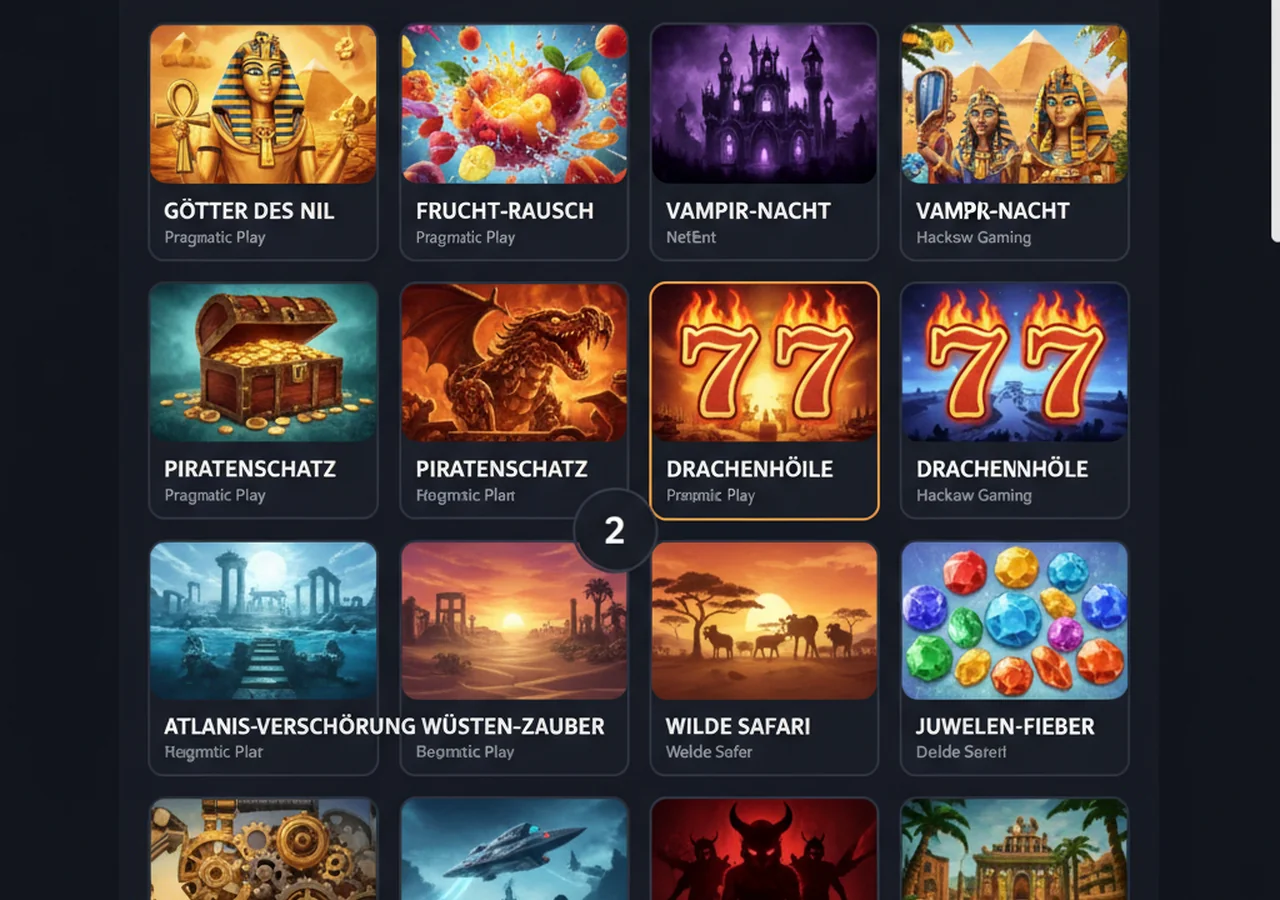 Spielangebot bei Winner – Winner